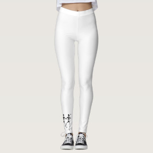 Leggings Guêtres SQUELETTIQUES de HALLOWEEN