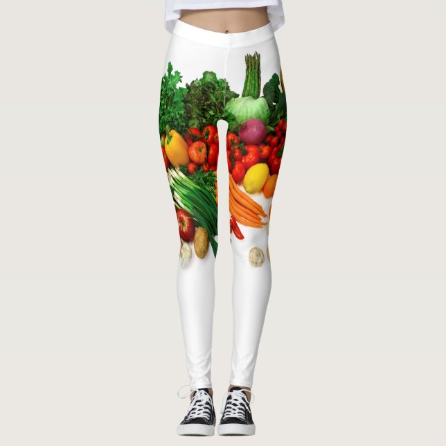 Leggings Guêtres végétariennes VÉGÉTALIENNES (Devant)