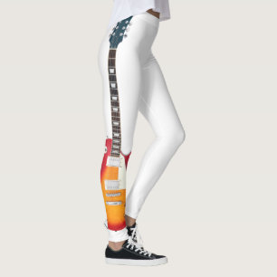 LEGGINGS GUITARE ÉLECTRIQUE SUNBURST ICONIQUE UNIQUE