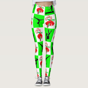 LEGGINGS GYMNASTIQUES DE SUCRE DE CANNE CUT