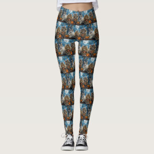 Leggings Halloween chats de Sibérie Éffrayant