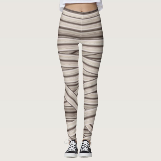 Leggings Halloween des tripes de momie (Devant)