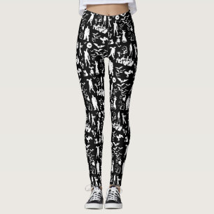 Leggings Halloween du Collage de Zombie