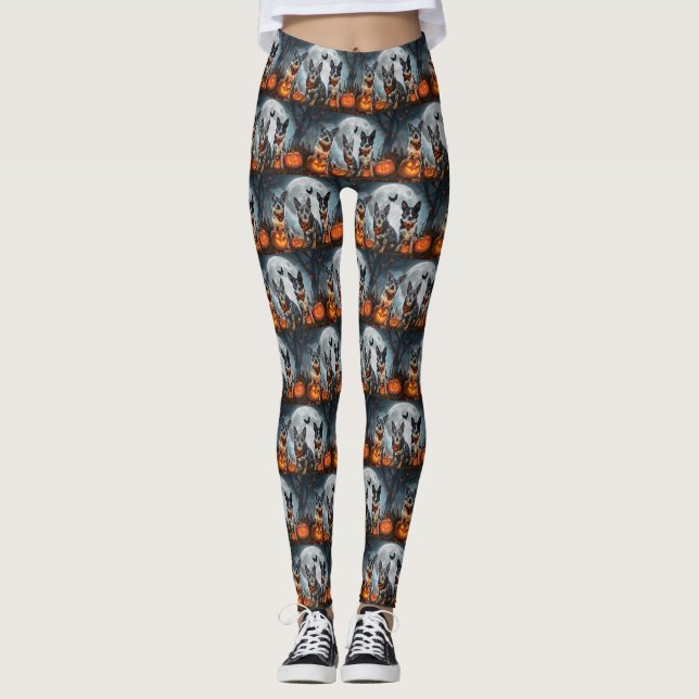 Leggings Halloween Éffrayant (Devant)