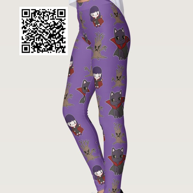 Leggings Halloween éffrayant Anime (Créateur téléchargé)