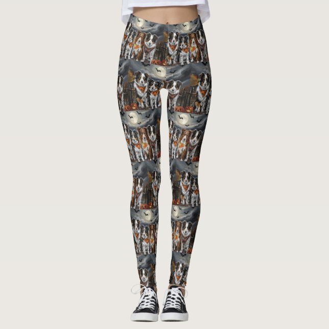 Leggings Halloween Éffrayant australien (Devant)