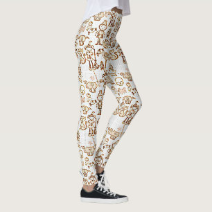 Leggings Halloween Fun Orange