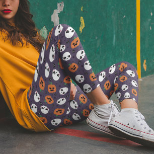 Leggings Halloween Kawaii Motif