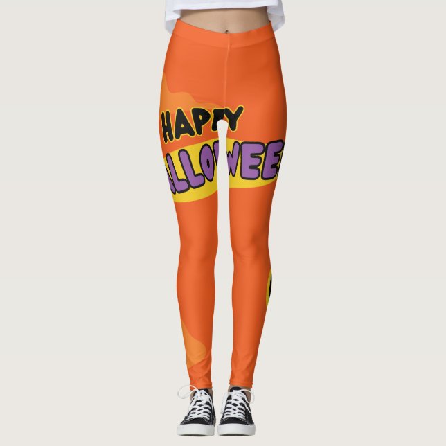 Leggings Halloween Leggings. Pantalon d'Halloween. Unisex L (Devant)