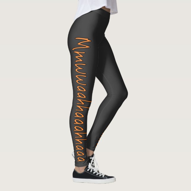 Leggings Halloween Mmwwaahhaaahaa de rire mal (Droite)