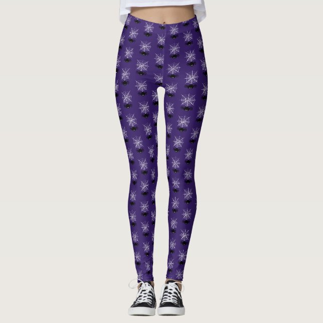 Leggings Halloween Spider Web (Devant)