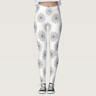 Leggings Halloween, Spider Web, Tricoter Ou Traiter, Boo