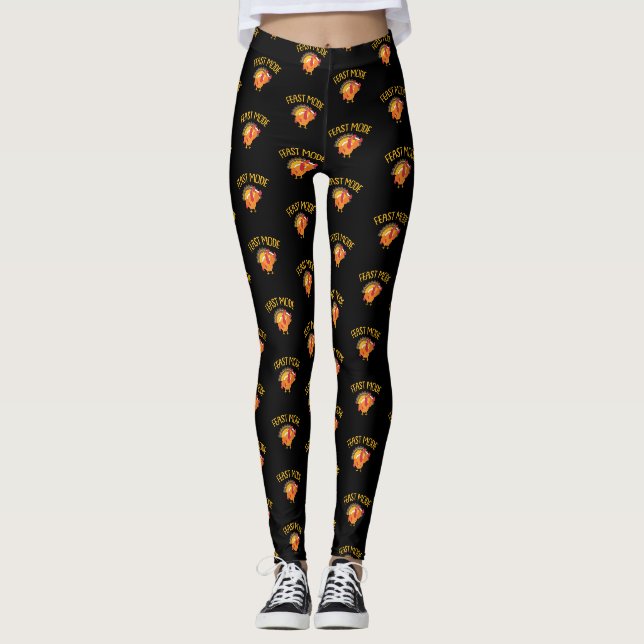 Leggings Haltérophilie de la Turquie de mode de festin (Devant)