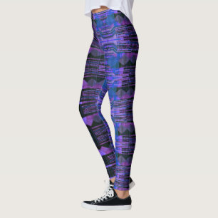 Leggings HAMbyWG - bleu violet noir