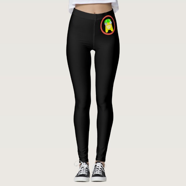 Leggings HAPPY MONSTER VOGUE GIRLS (Vorderseite)