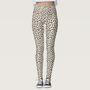 Leggings Haricots de Café Irlandais et Trèfles Design Drôle