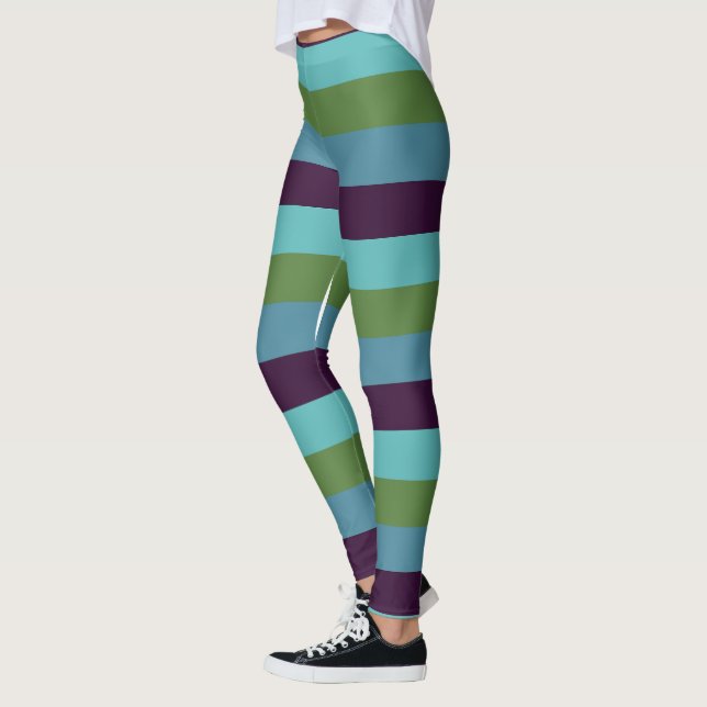 Leggings Harmonie côtière rayée (Gauche)