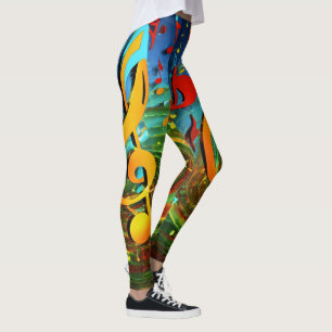 Leggings Harmonie Mélodique : Ma Chanson De Musique Favorit