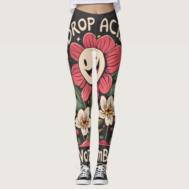 Leggings Harmonie psychédélique : L'amour au-delà des front (Devant)