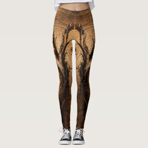 Leggings “Hathoria” – Portrait d'une femme dans la nature