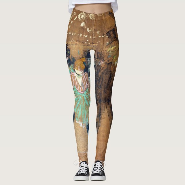 Leggings Henri de Toulouse-Lautrec - Danse à la Rouge (Devant)