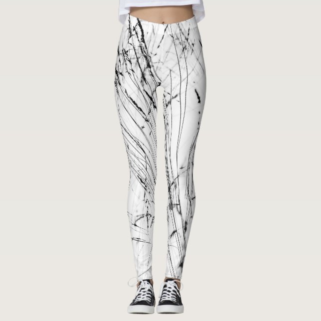 Leggings Herbe D'Hiver En Neige (Devant)