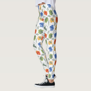 Leggings Hérbologie magique HOGWARTS™ Maisons Motif