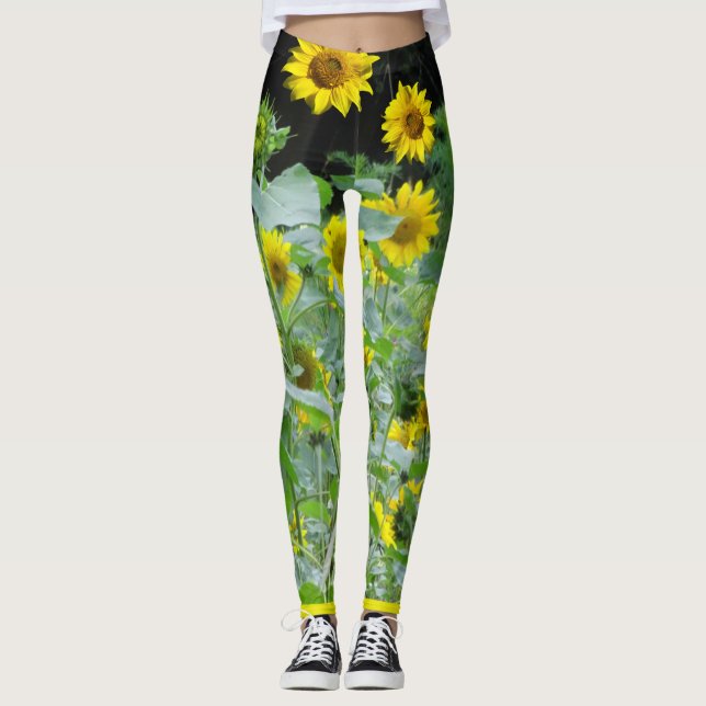 Leggings Héritage des tournesols (Devant)
