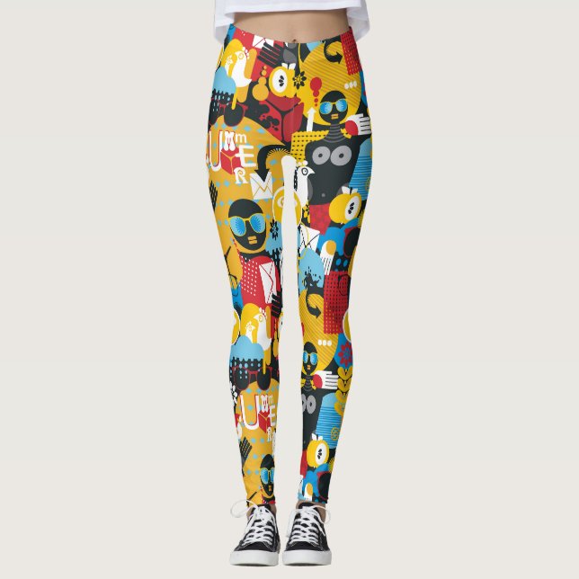 Leggings Heure d'été (Devant)