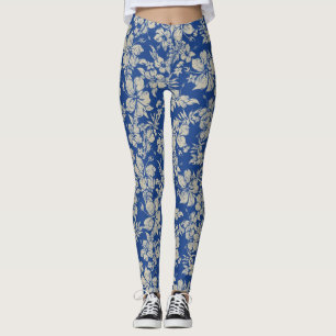 Leggings Hibiscus Pareau en détresse Hawaiian Tropical