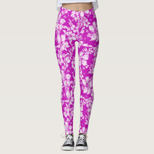 Leggings Hibiscus Pareau en détresse Hawaiian Tropical