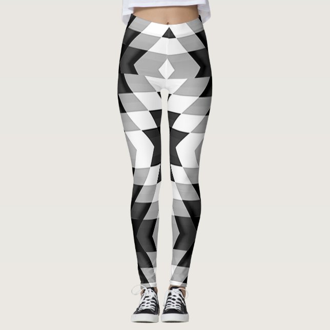Leggings Hiéroglyphes indigènes (Devant)