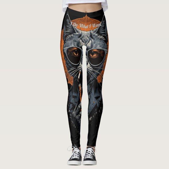 Leggings Hip Cat cool Thunder_Cove (Devant)