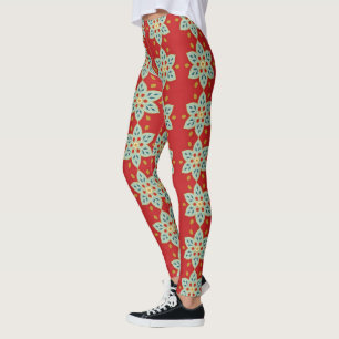 Leggings Hip Holiday Star Noël Design ornemental Femmes
