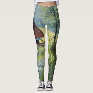 Leggings "Hirschüberquerung"