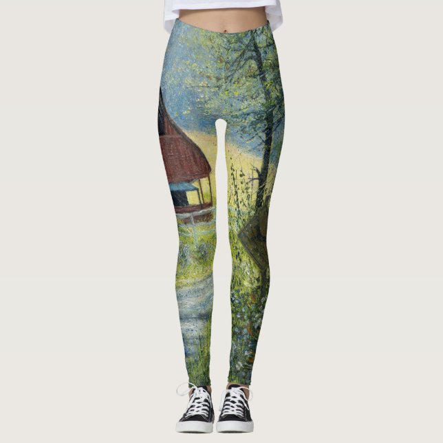 Leggings "Hirschüberquerung" (Vorderseite)