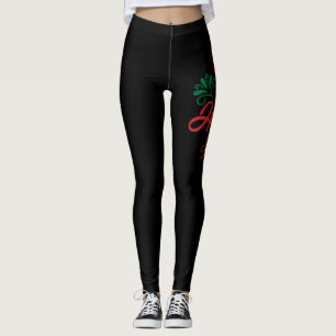 Leggings Ho Ho Ho Père Noël Sleight Vehicle