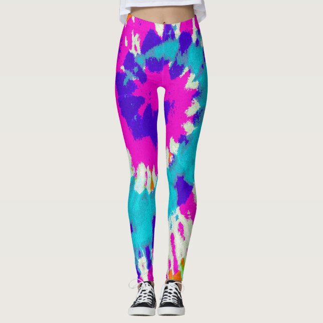 Leggings holiES - Power Spiral Batik Style (Devant)
