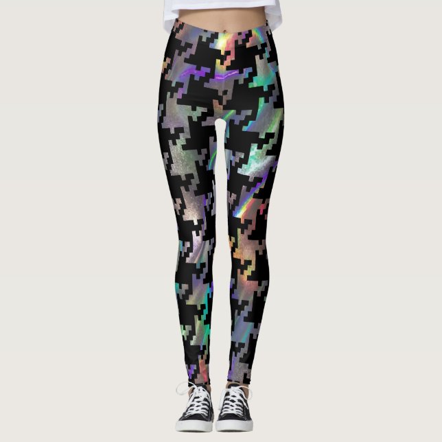 Leggings hologramme jambières (Devant)