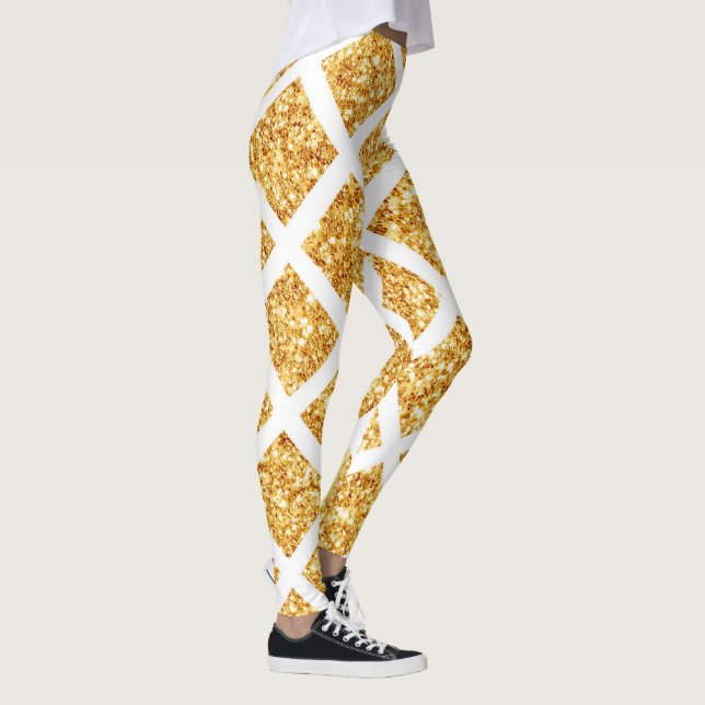 Leggings Honeypeb Gold Parties scintillant Boho Collection  (Droite)