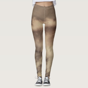 LEGGINGS HORLOGE DE HORLOGE ET MONOGRAMME PERSONNALISÉ