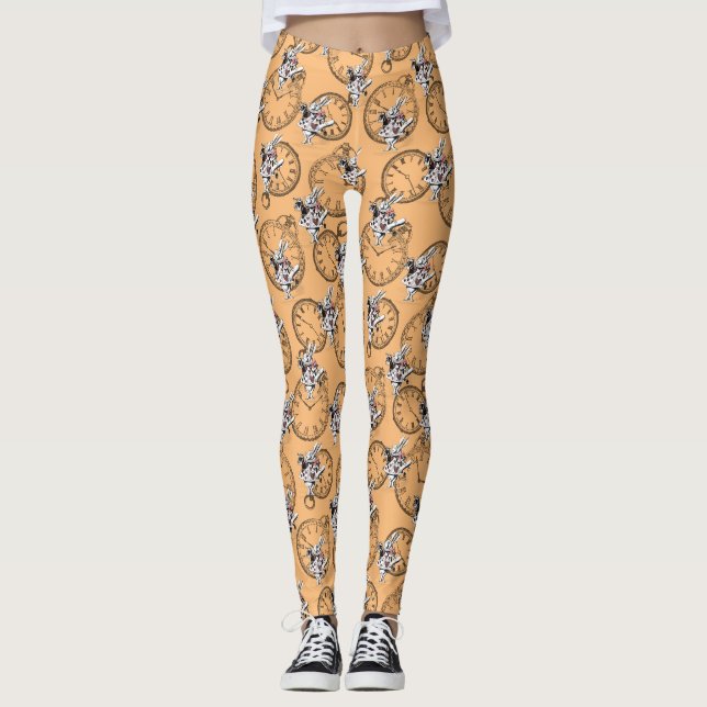 Leggings Horloge Whimsical & Alice au pays des merveilles l (Devant)