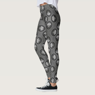 Leggings Horloges Circulaires Diamant