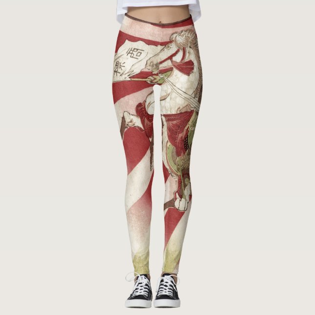 LEGGINGS HORSE IMPRIMÉE JAPONAIS (Devant)