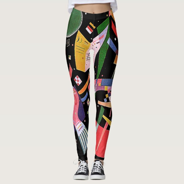 Leggings HotLeggings - conception abstraite - Kandinsky (Devant)