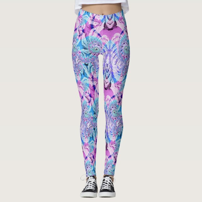 Leggings ~ Hübsch in Pastell ~ Original (Vorderseite)
