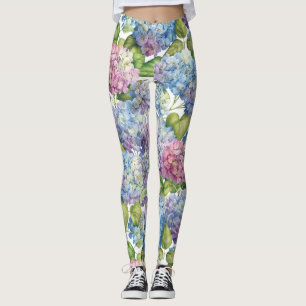 Leggings Hydrangée en fleurs