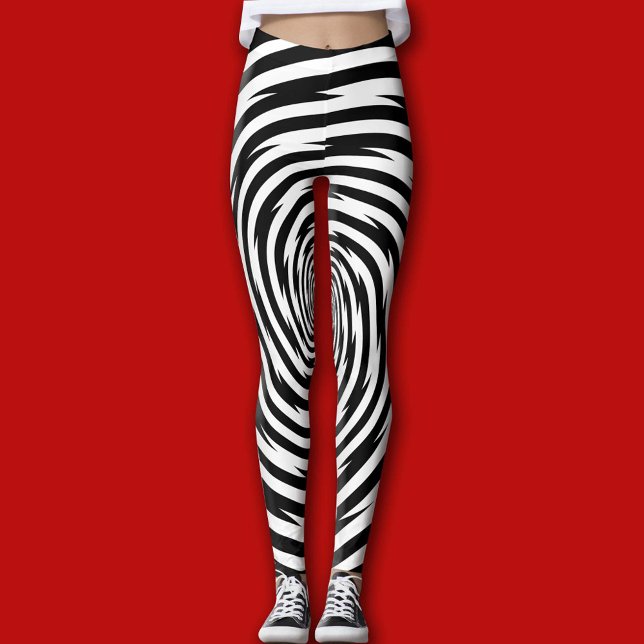 Leggings Hypnotisez vos collègues coureurs Abstraits (Get ready to turn heads with these eye-catching women's leggings.)