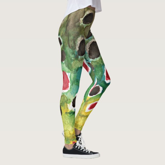 Leggings Ichthyologie de la pêche Brown à la truite (Droite)