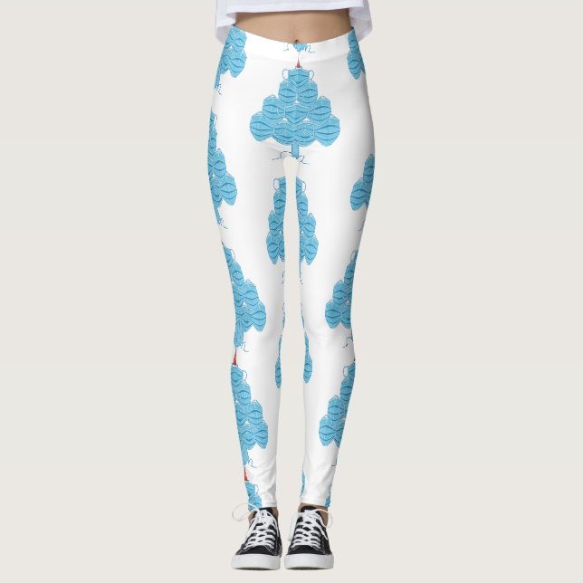 Leggings ignoble masque de visage (Devant)